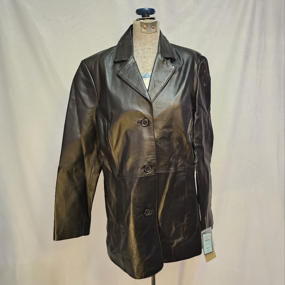 NWT Vintage Shaver Lake Real Leather Jacket - Picture 1 of 6